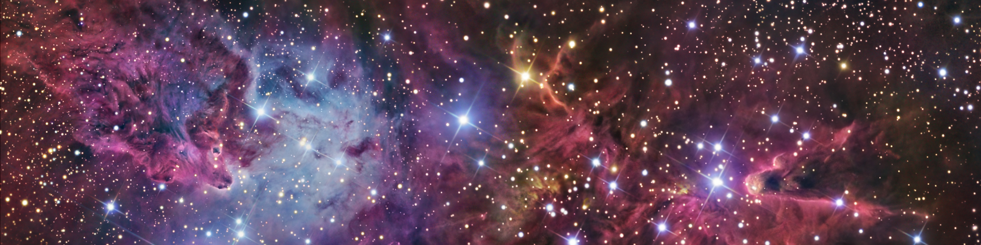 Nebulae and star clusters.